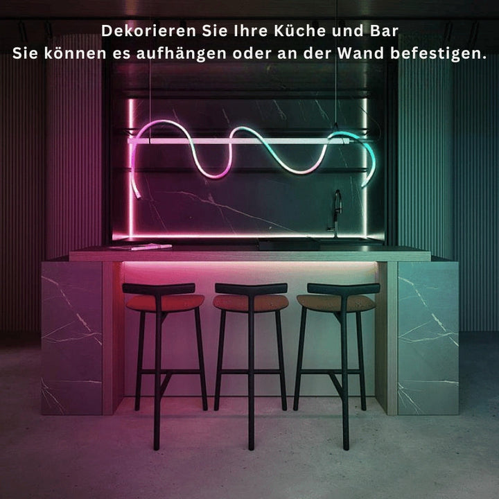 LumiRope - 360-Grad Klug RGB Flexibles Silikonlicht