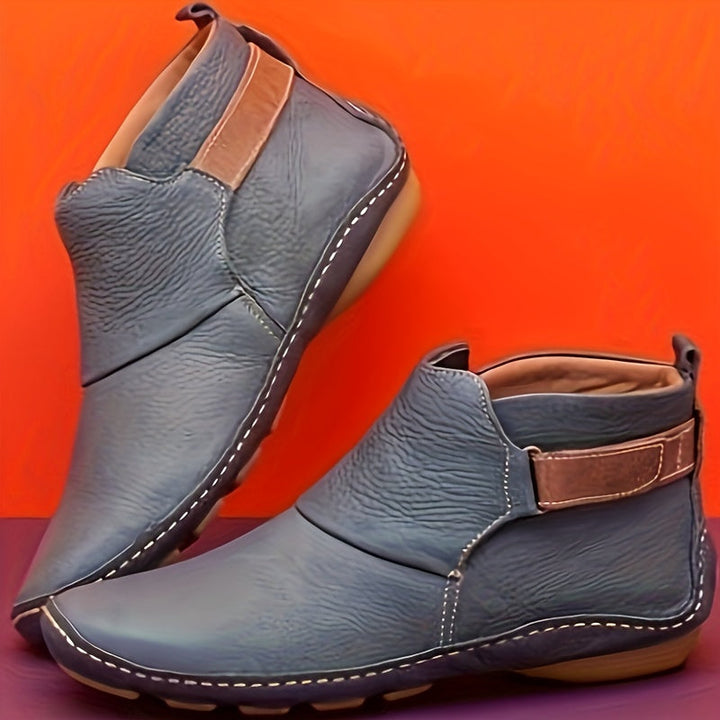Elenya – Pantoffel Stiefeletten Aus Kunstleder