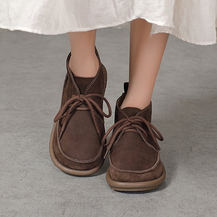 Lirinda – Lederstiefeletten Mit Schnürung