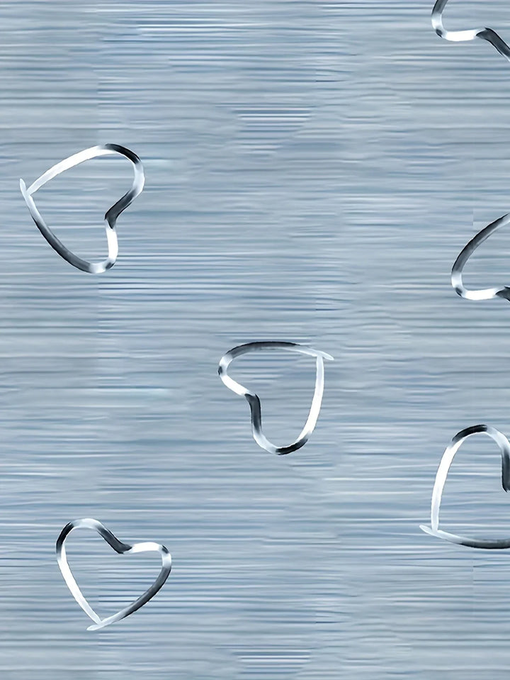 Emlyn – Modisches Oberteil Mit V-Ausschnitt Und Herz Drucken