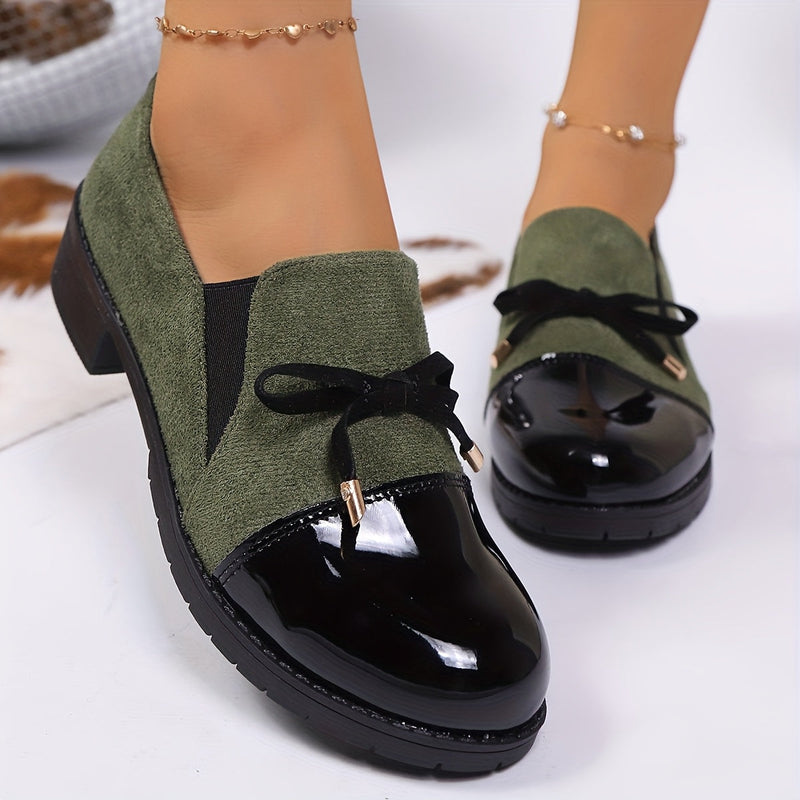 Virna - Elegante Rutschfeste Loafers Mit Schleife