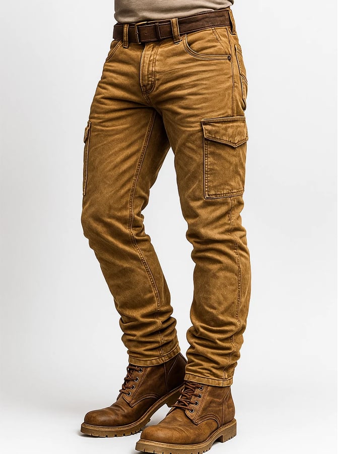 Bracewell – Im Freien Vintage Taktik Hose Mit Mehreren Taschen