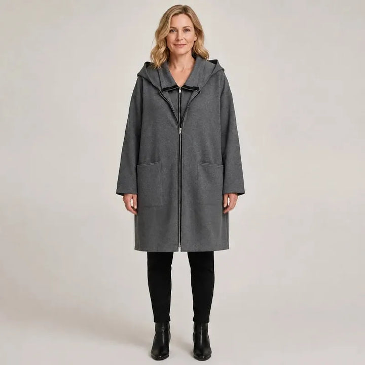 Cerina – Mittellange Kapuzen Jacke