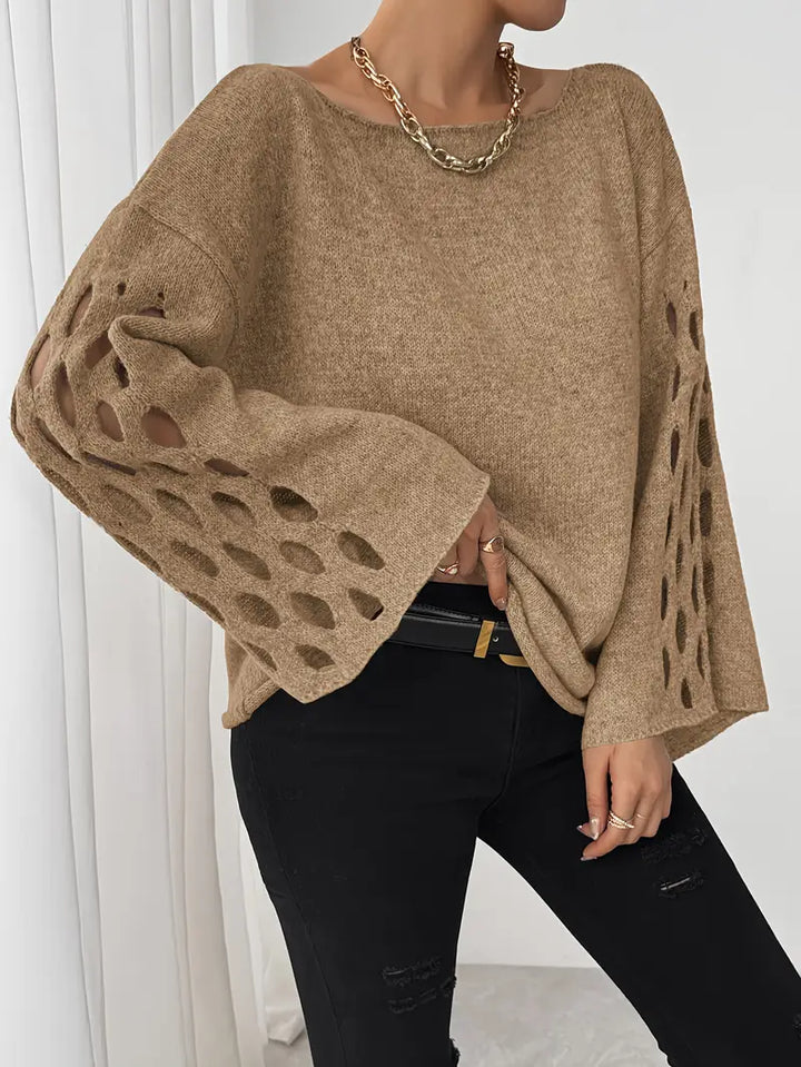Lanola – Lässiger Pullover Mit Glockenärmeln