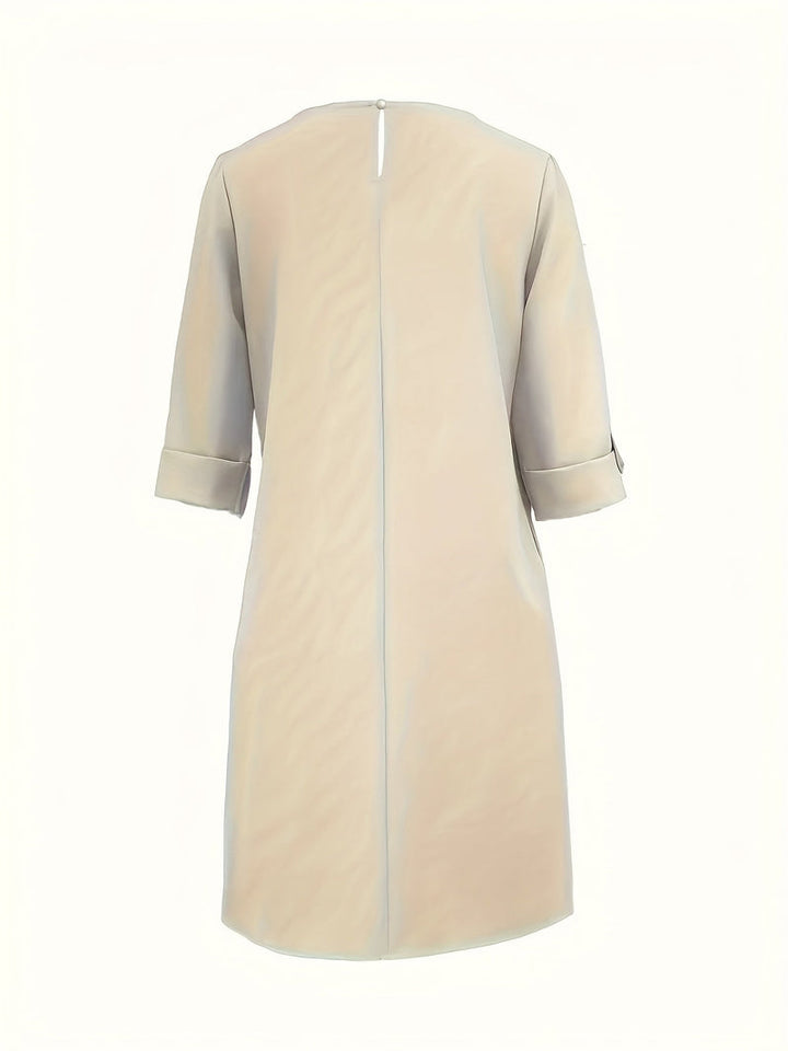 Kayana – Bequemes Kleid mit Rundhalsausschnitt