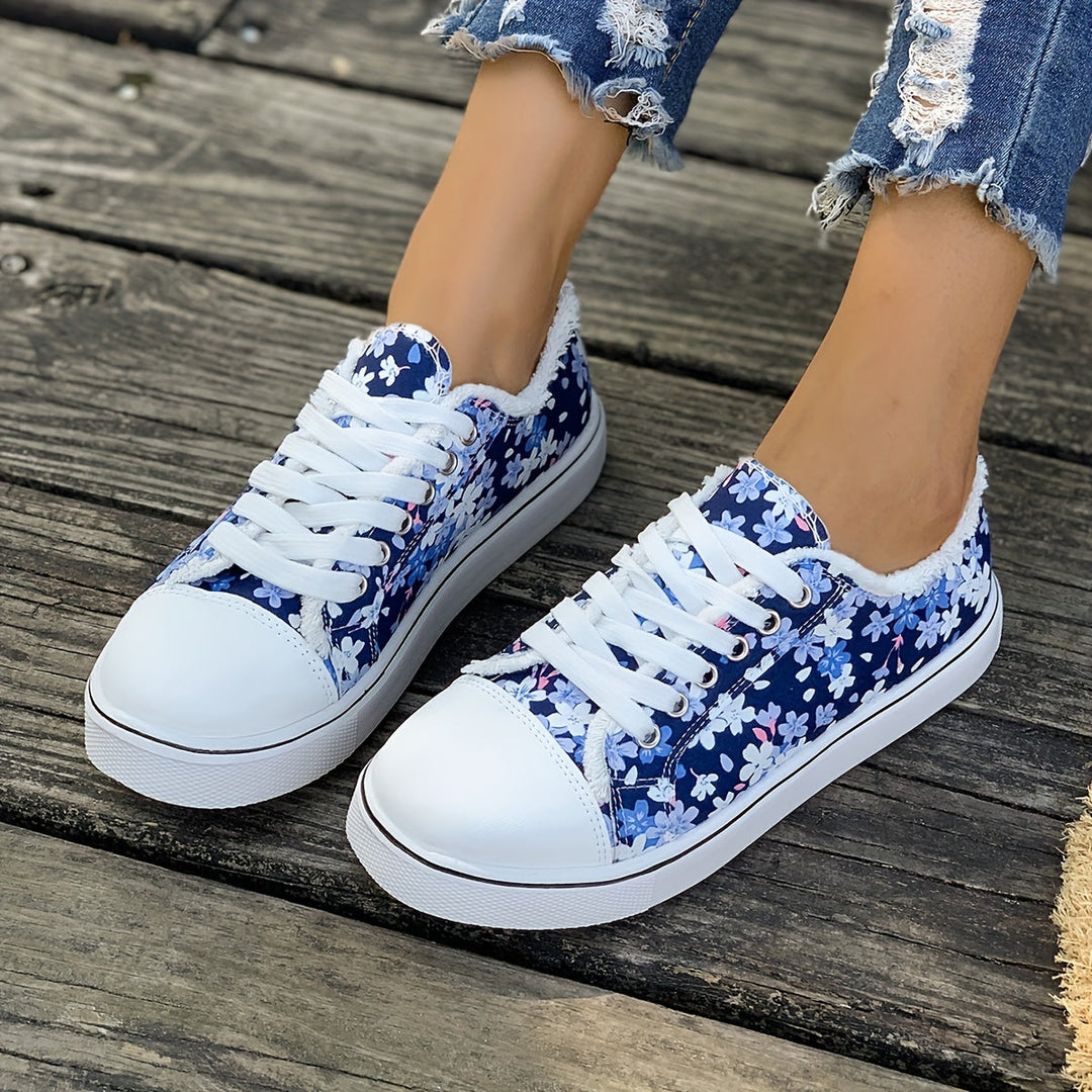 Bristy – Schnürschuhe Mit Blumenmuster