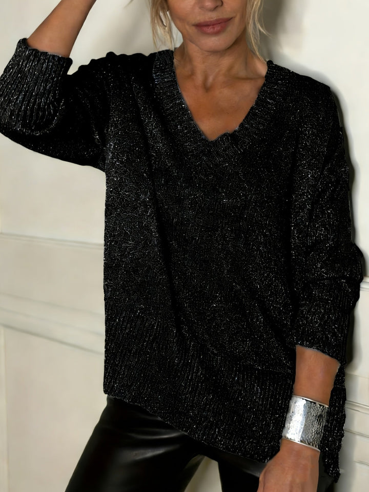 Healy – Strickpullover Mit V-Ausschnitt