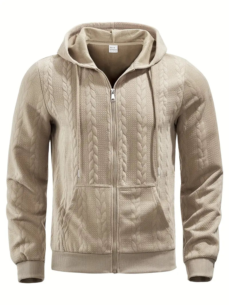 Philipp – Lässiger Kapuzenpullover Mit Reißverschluss Und Langen Ärmeln