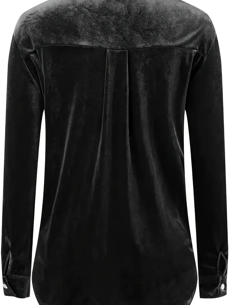 Geanie - Langarm Hemd Mit Vorderseite Taschen