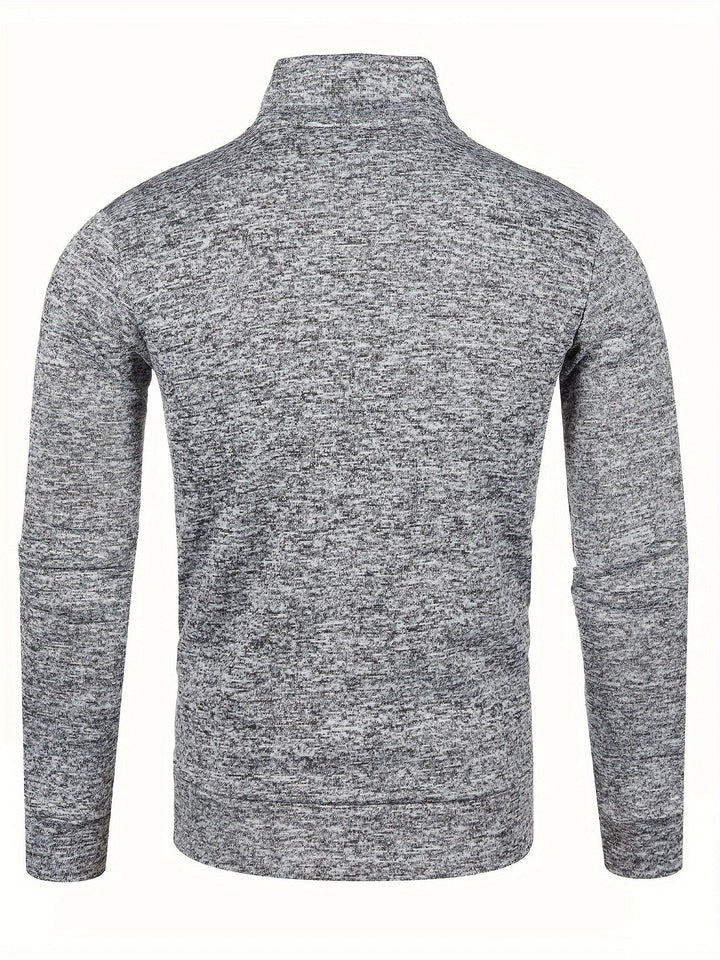 Grzegorz – Langärmelige Strickjacke Mit Reißverschluss