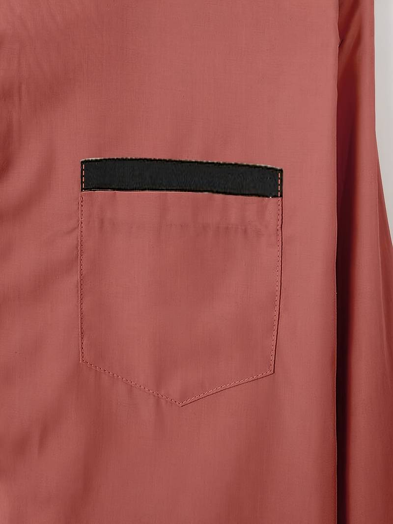 Shoval - Elegantes Langarm Hemd Mit Knopfleiste