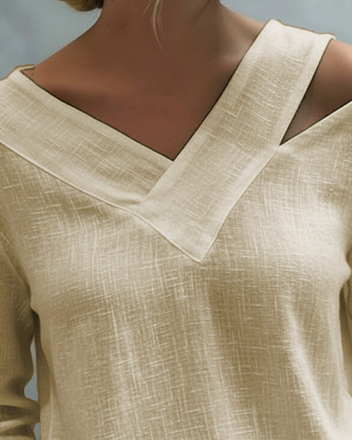 Makeeta – Elegantes Oberteil Mit V-Ausschnitt Und Trägern