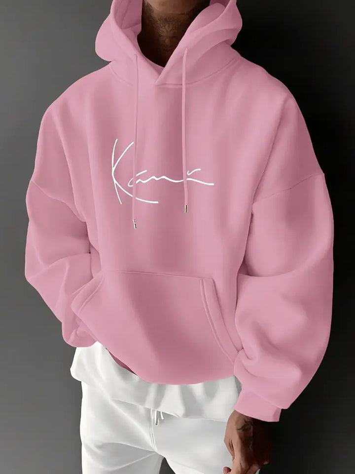 Jayasuriya – Bequemer Kapuzenpullover Mit Unterschrift Aufdruck