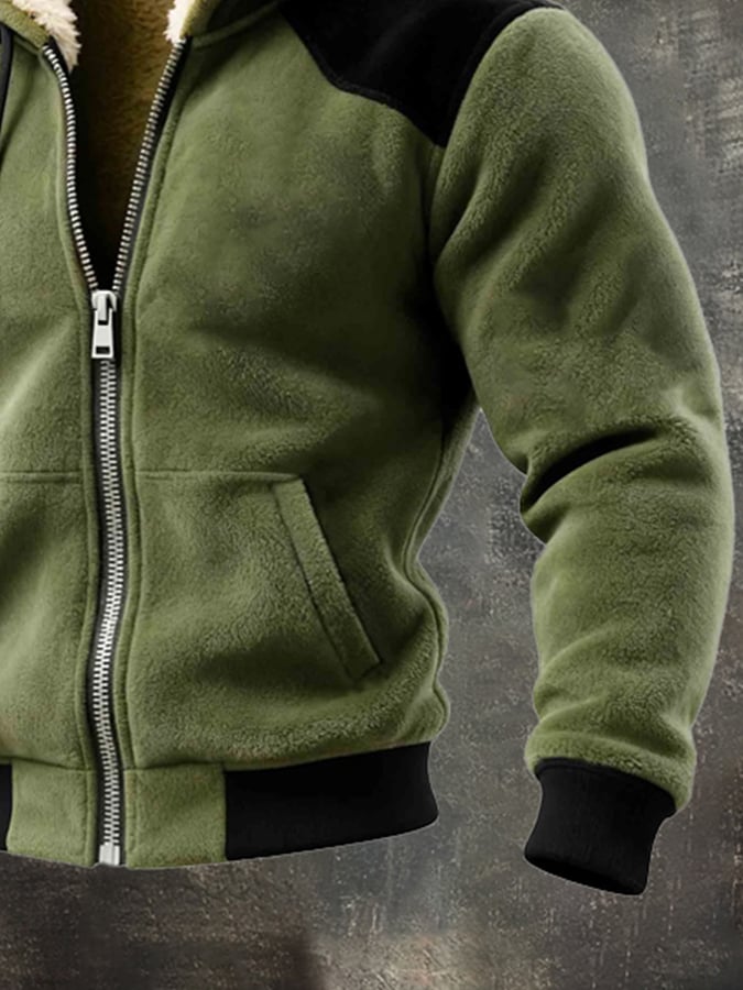 Lyon – Warme Kapuzen Jacke Mit Reißverschluss