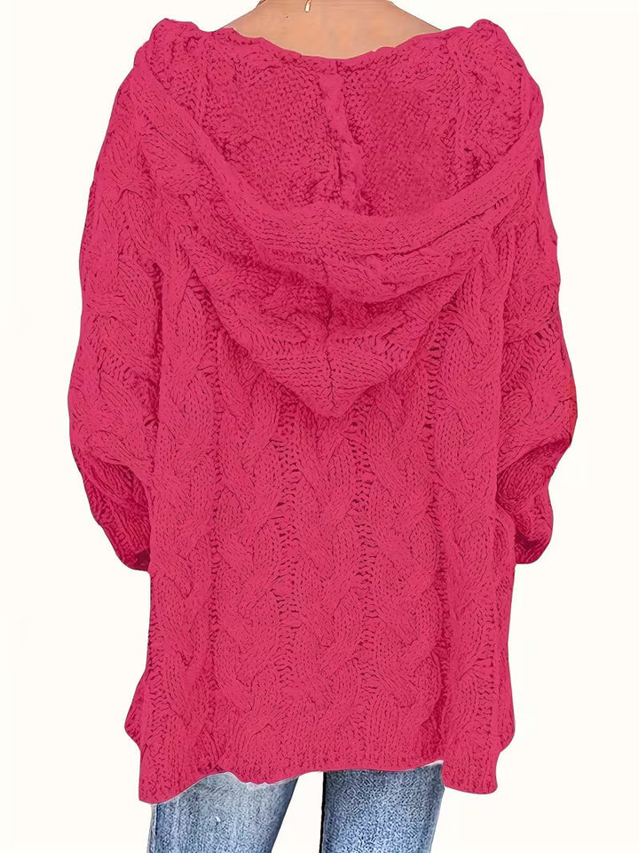 Miette - Lässiger Langarm Strickpullover