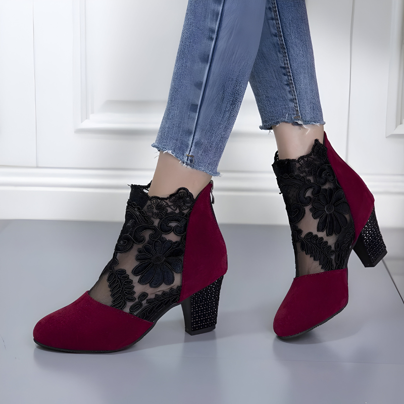 Elizaveta – Orthopädische Schuhe Mit Blumenmuster