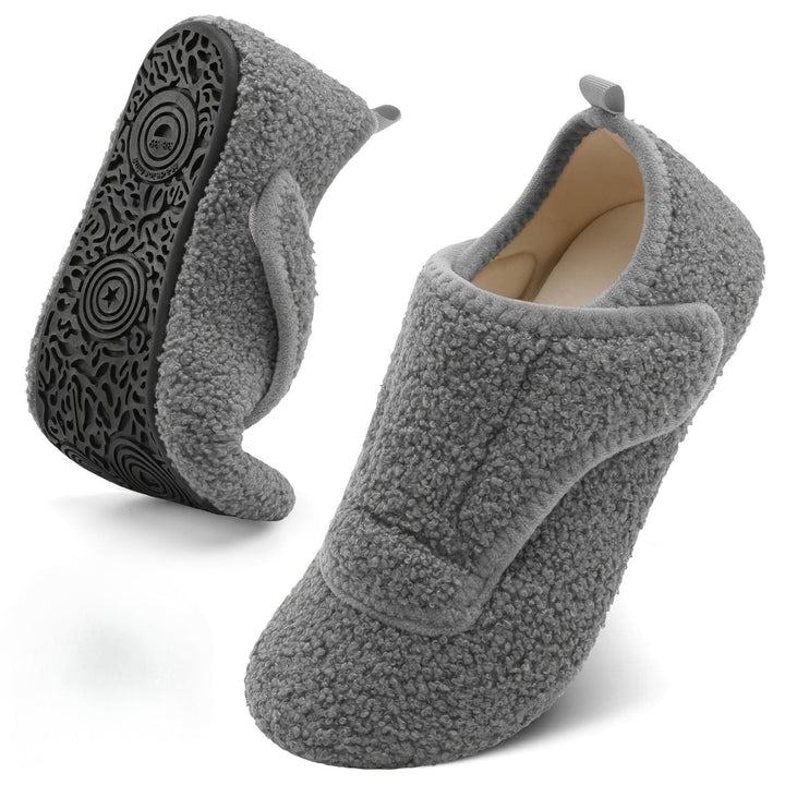 Shehara - Leichter Breiter Slipper Mit Gummisohle
