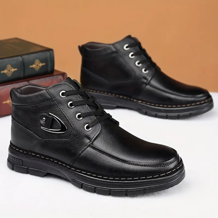 Amarjit – Mit Fleece Gefütterte Lederstiefel