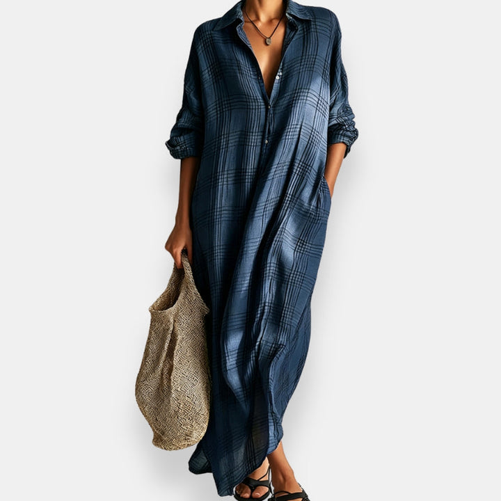 Massiel - Kariertes Hemd Kleid