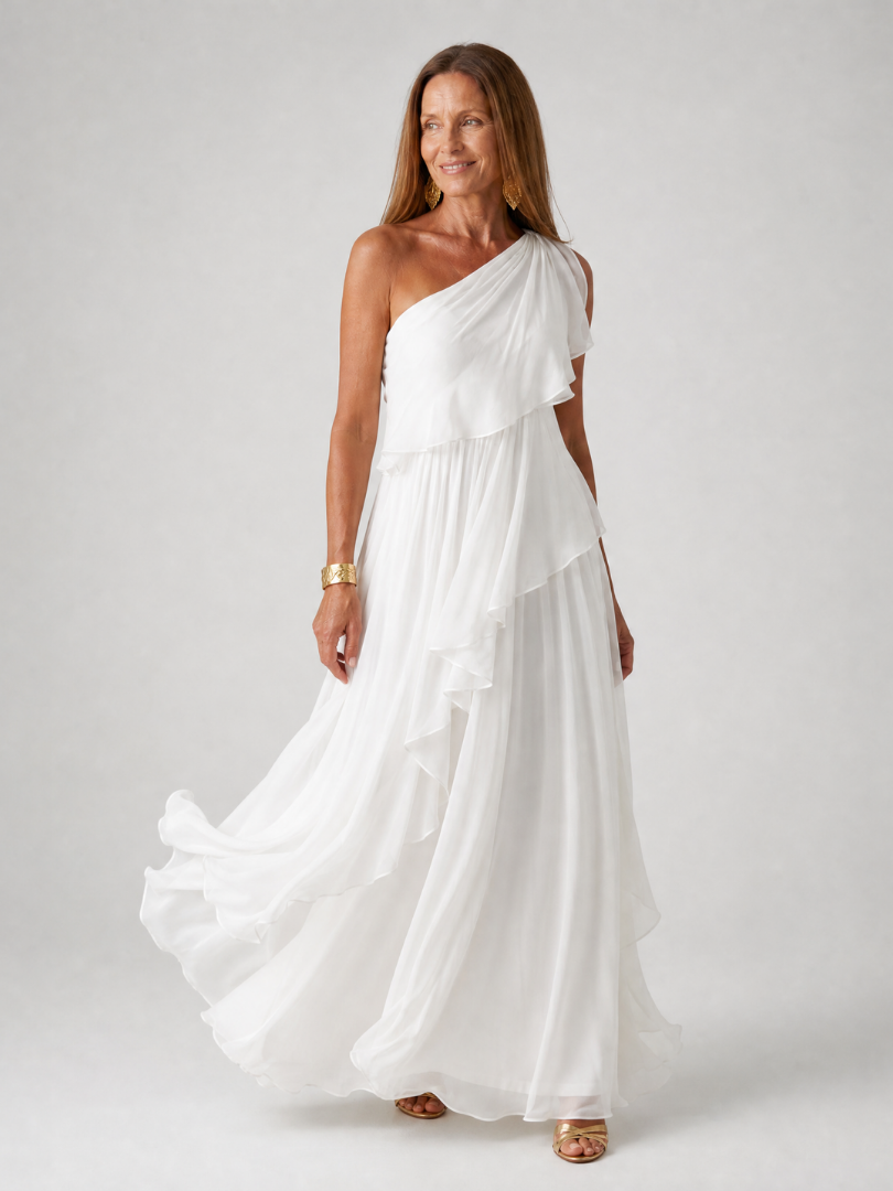 Seyma - Maxi Kleid Mit Rüschen