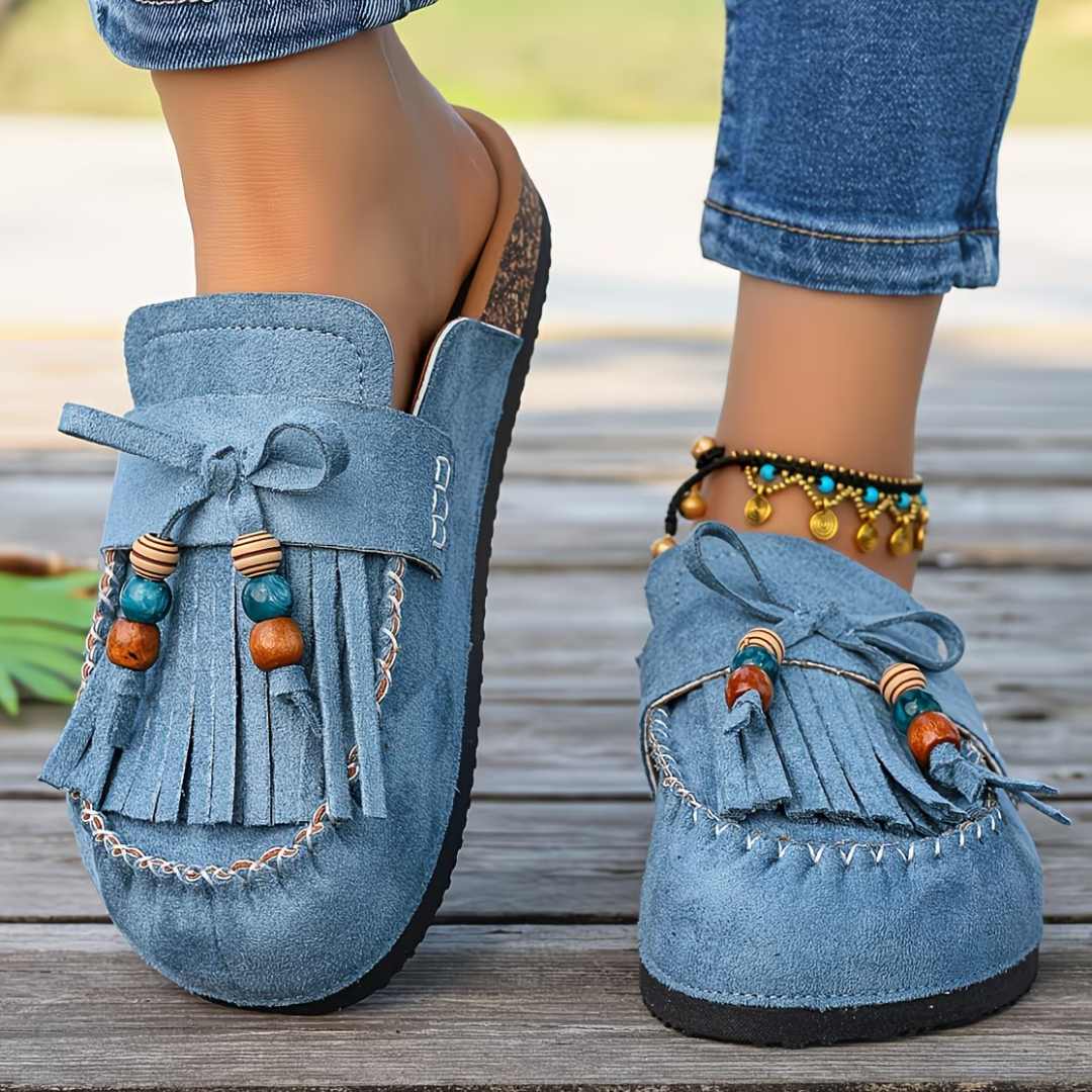 Mehra – Mokassins Aus Wildleder im Bohemian-Stil