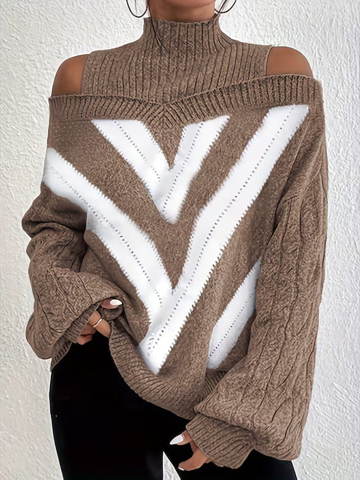 Ramirez – Schulterfreier Strickpullover