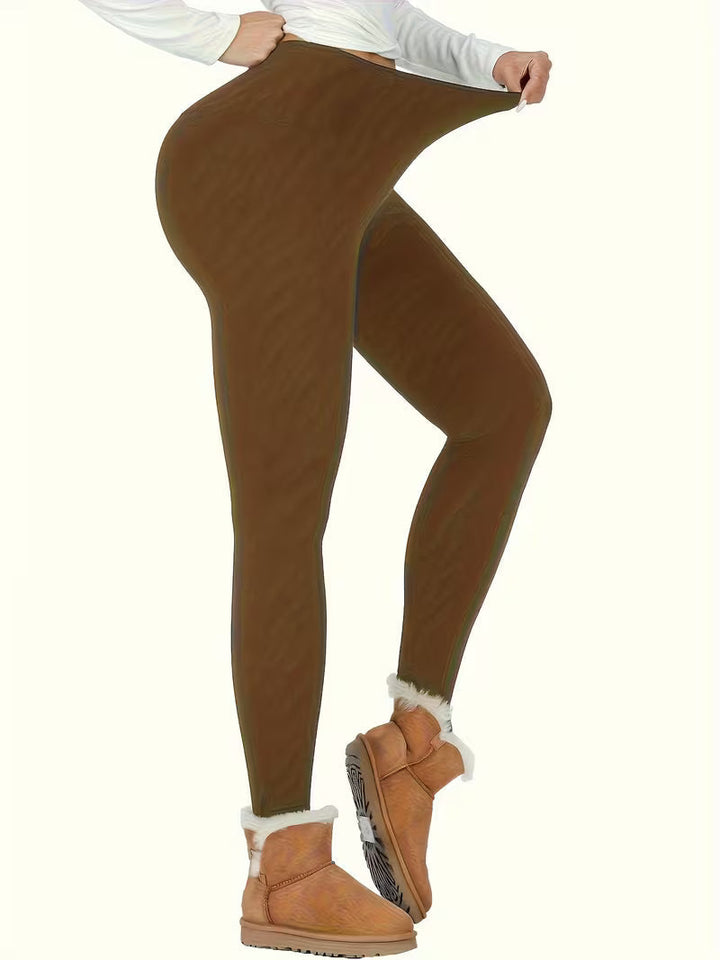 Linzay – Leggings Mit Hohem Bund Und Thermofleece-Futter