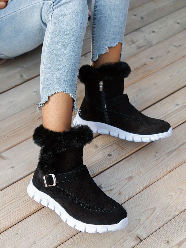 Adriany - Winter Stiefel Mit Dicker Sohle