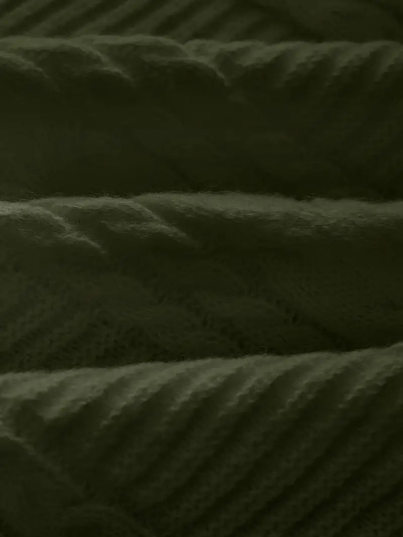 Jilson – Rundhals Pullover Mit Struktur Und Langen Ärmeln