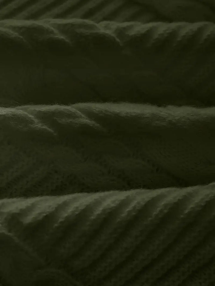 Jilson – Rundhals Pullover Mit Struktur Und Langen Ärmeln