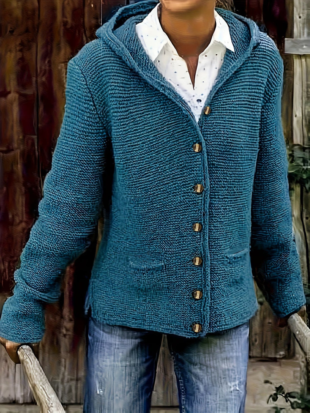 Jadia - Langärmelige Strickjacke
