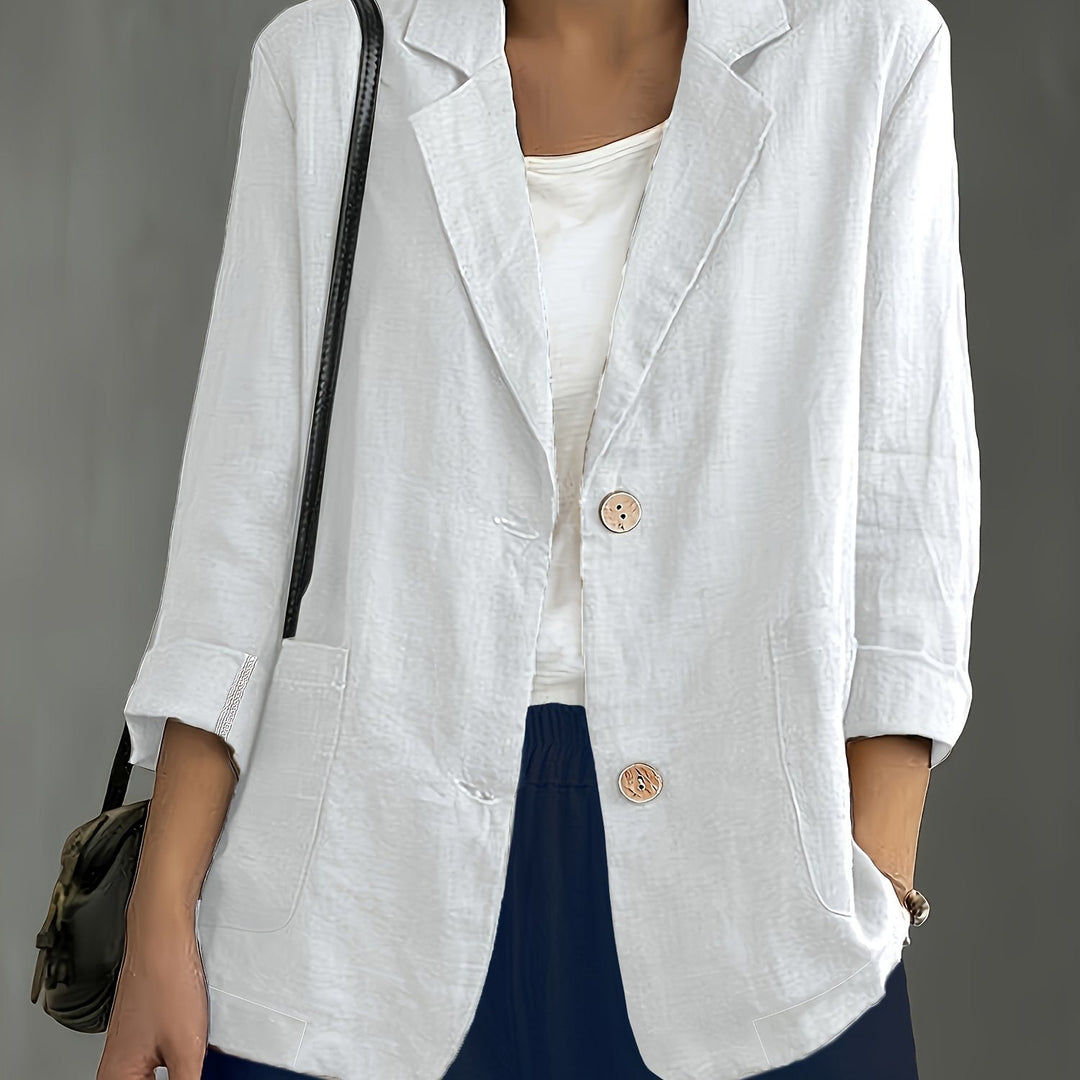 Jayde - Eleganter Baumwollblazer
