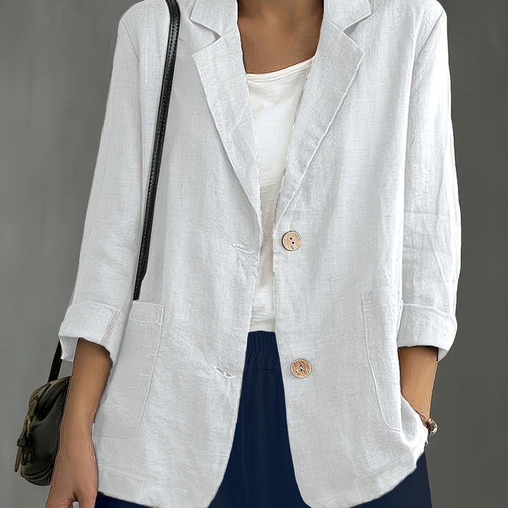 Jayde - Eleganter Baumwollblazer