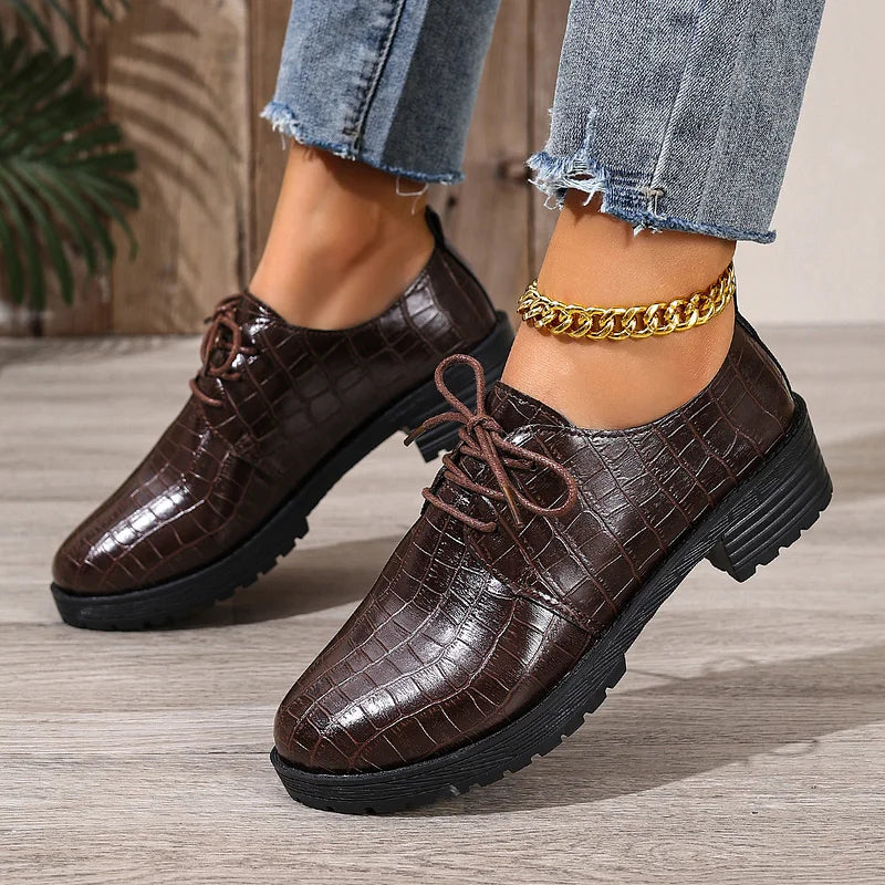 Niyra – Derby Schuhe Mit Schnürung Und Klobiger Sohle