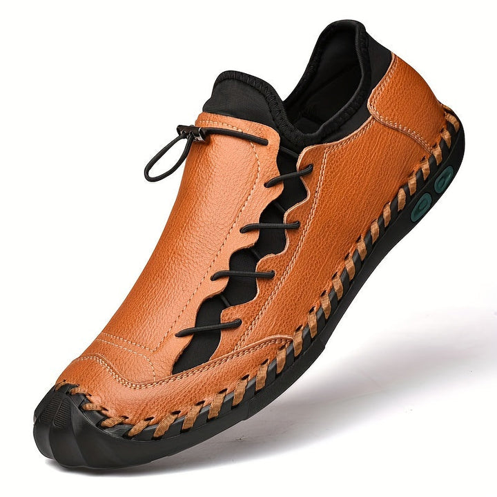 Razam – Lederturnschuh Mit Rutschfester Sohle