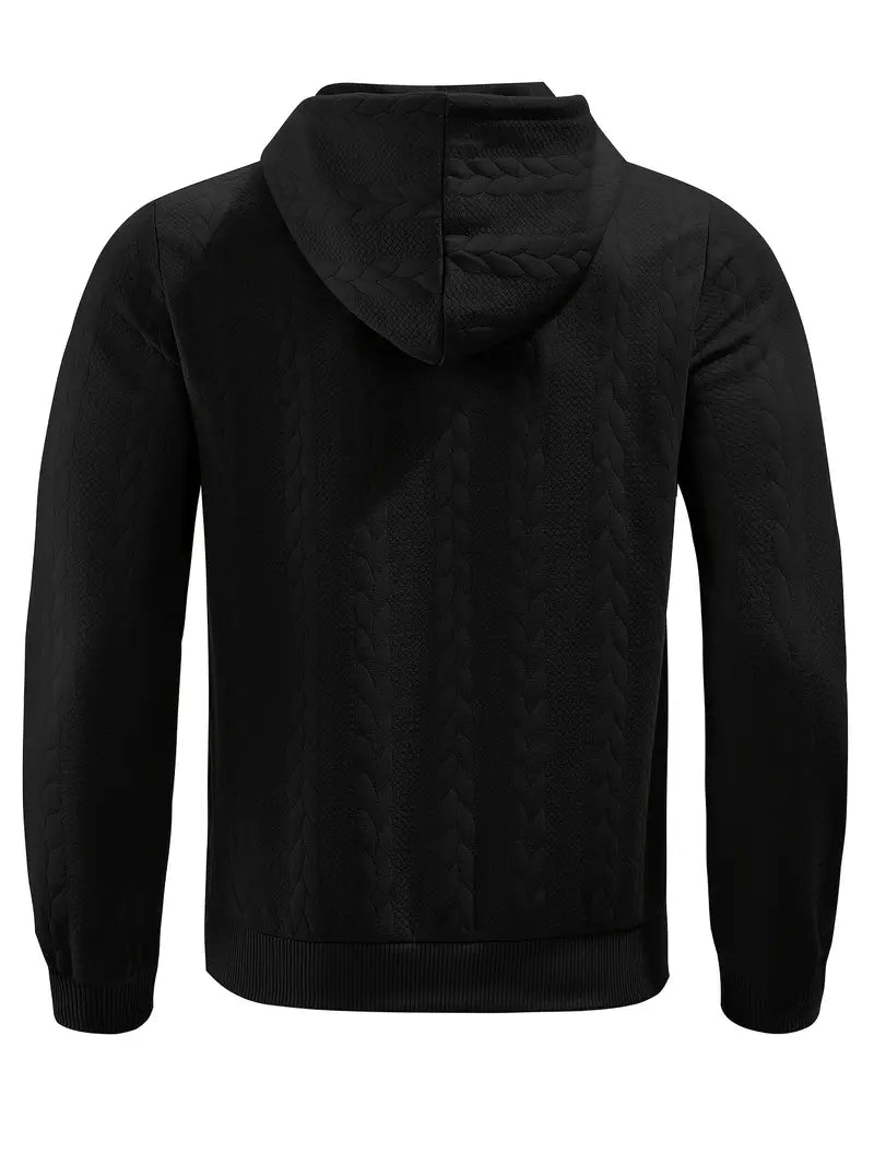 Philipp – Lässiger Kapuzenpullover Mit Reißverschluss Und Langen Ärmeln
