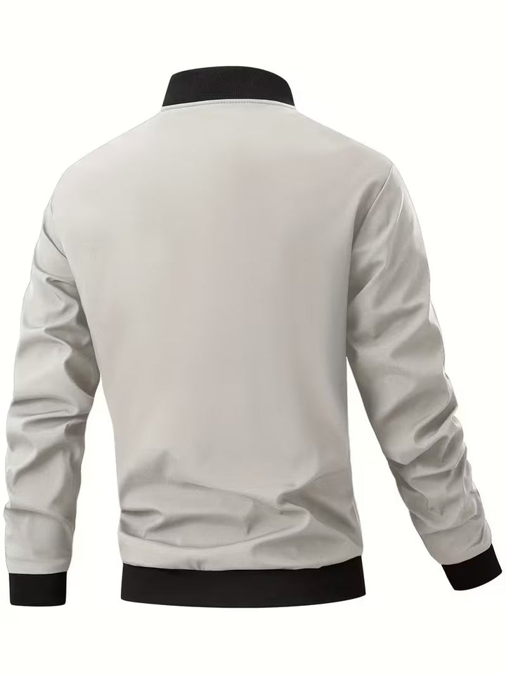 Akrum – Lässige Bomber Jacke Mit Reißverschluss