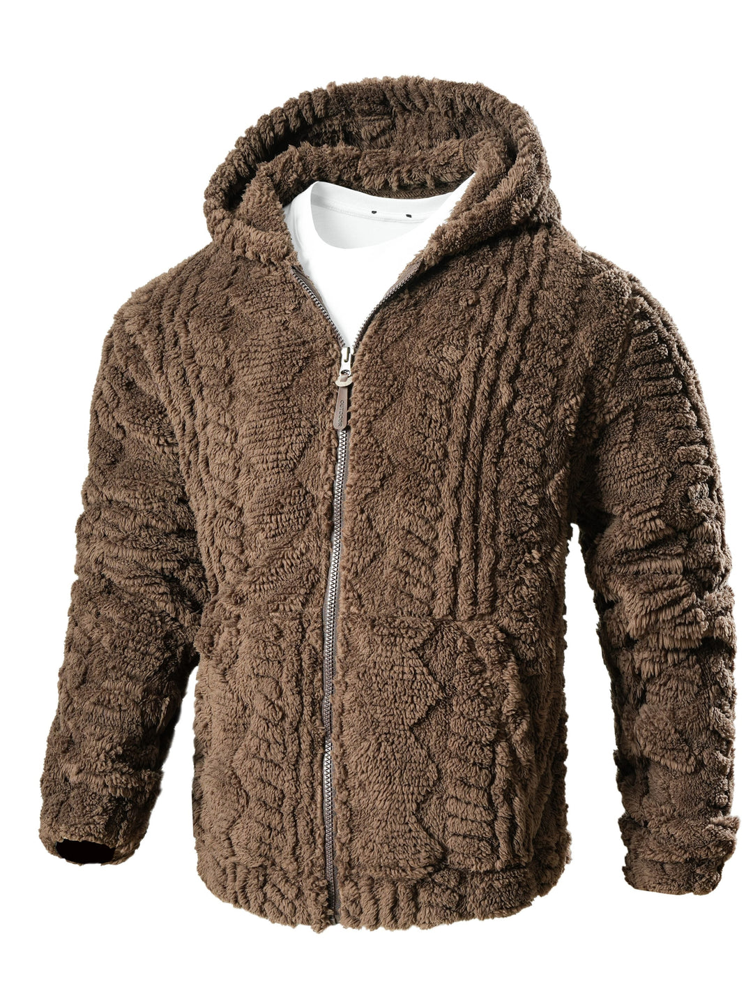 Bingwa - Langärmelige Kapuzen Jacke Mit Reißverschluss