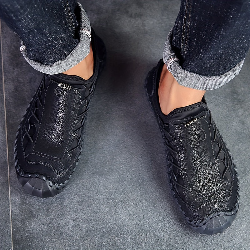 Razam – Lederturnschuh Mit Rutschfester Sohle