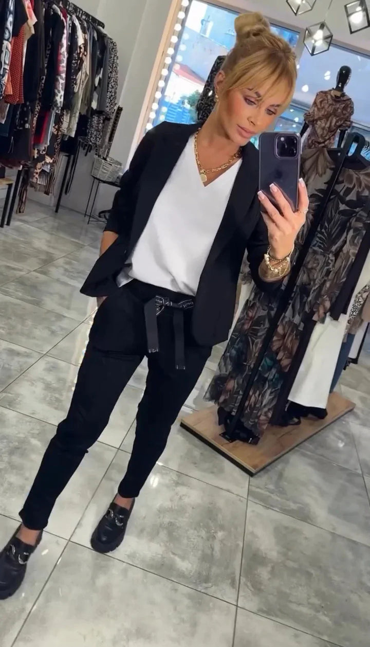 Jocelyne - Elegant Blazer Und Hosen Setzen