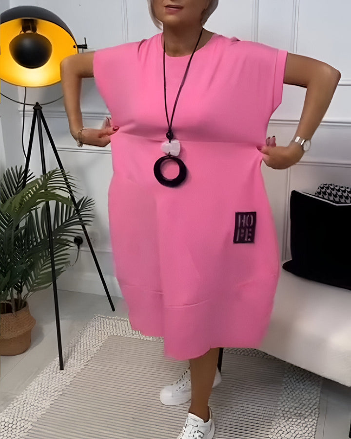 Jocelyn – Bequemes Freizeitkleid Mit Tasche