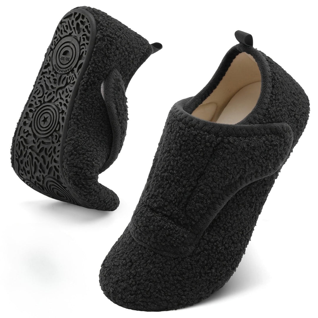 Shehara - Leichter Breiter Slipper Mit Gummisohle