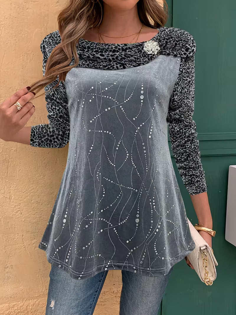 Zulikha – Elegantes Langarm-Oberteil