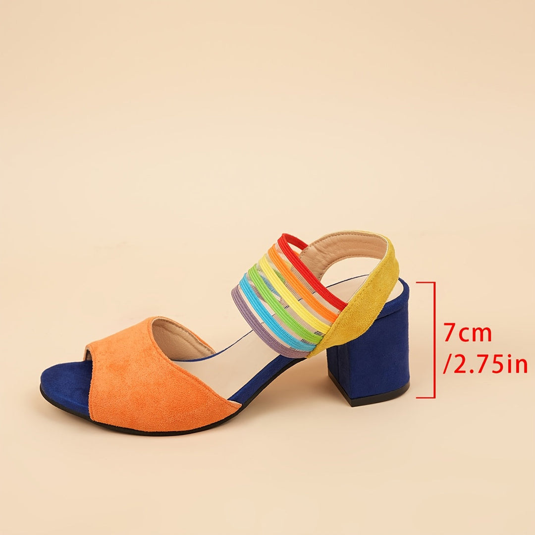 Aretha - Elegante Trendige Schuhe Mit Klobigem Absatz