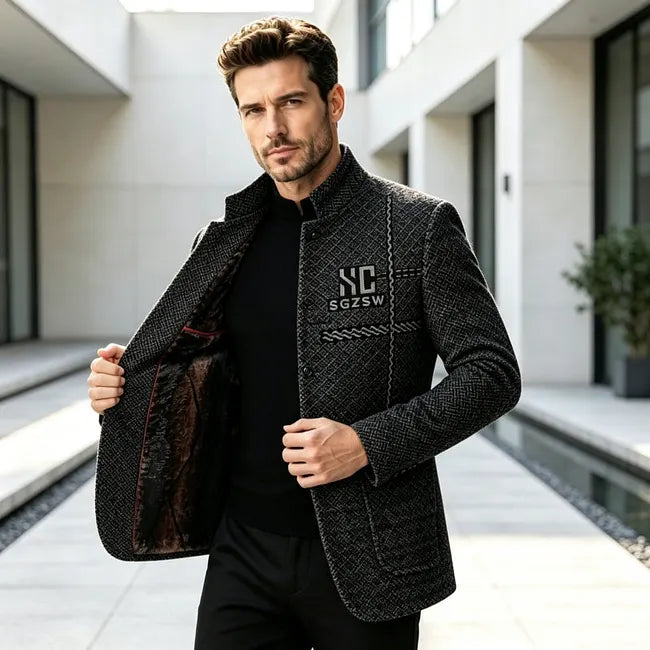 Jallen – Strukturierte Strickjacke Mit Taschen