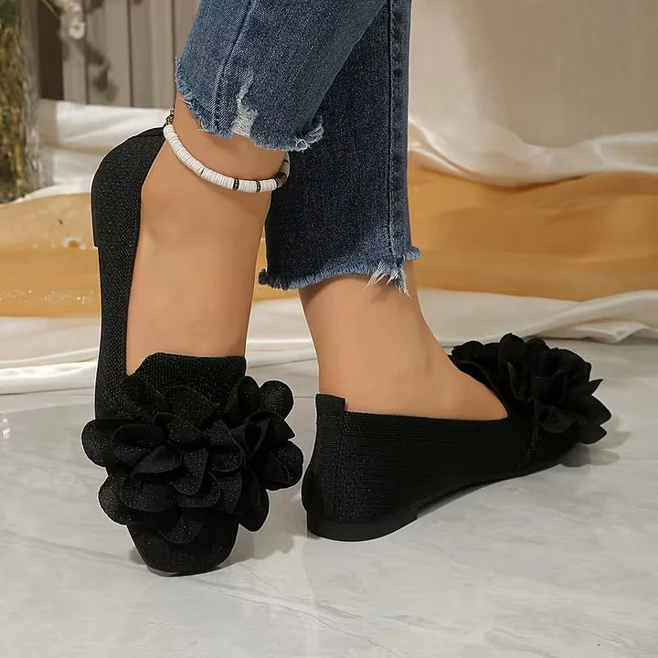 Catriona – Mary Jane Ballerinas Mit Blumenmuster