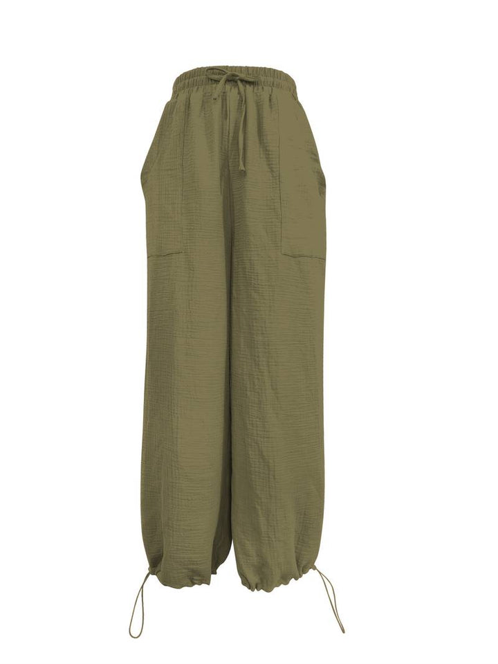 Marielle - Lässige Hose Mit Weitem Bein Und Knöchellanger Passform