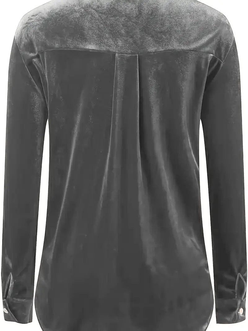 Geanie - Langarm Hemd Mit Vorderseite Taschen