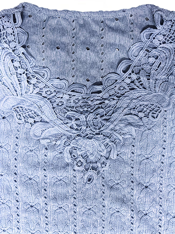 Rickea - Elegante Kurzarmbluse