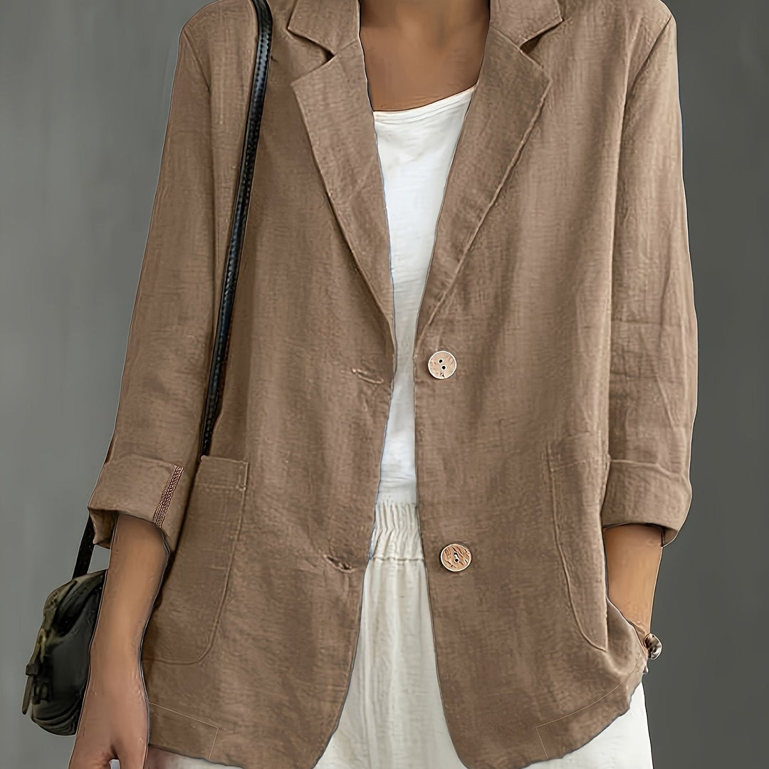 Jayde - Eleganter Baumwollblazer